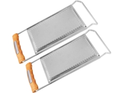 Té, Fácil De Limpiar, Cocina, 2 Piezas Rallador De Acero Inoxidable Picadora Portátil Para Raíces A