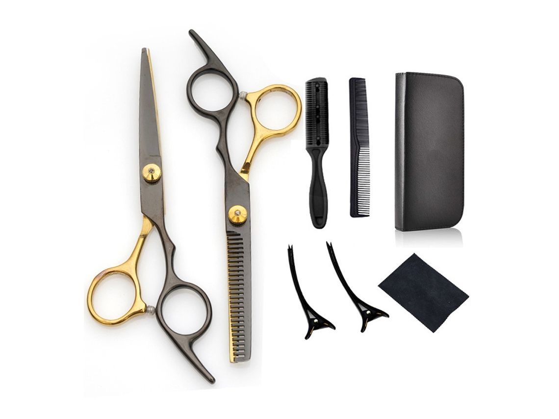 Kit de tijeras de peluquero profesional, juego de tijeras de peluquero para peluqueros/peluquería JEDBESETZT