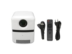 Proyector Bluetooth Wifi 5g 1080p 600ansi 13000 Lm Proyector De Sonido Envolvente De 360 Grados Para El Hogar Para Android 100‑240v Enchufe Ue