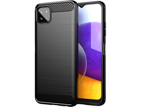 Carcasa Samsung Galaxy A22 5G LMOBILE Silicona 95 Negro