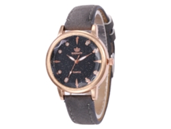 Reloj Casual De Piel Para Mujer L10 De Cuarzo, Moderno Y Elegante, Ideal Para Negocios Y Uso Diario, Color Gris.