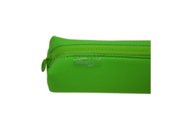 Estuche multiusos de neopreno cuadrado Colorline. Caja de oficina verde claro