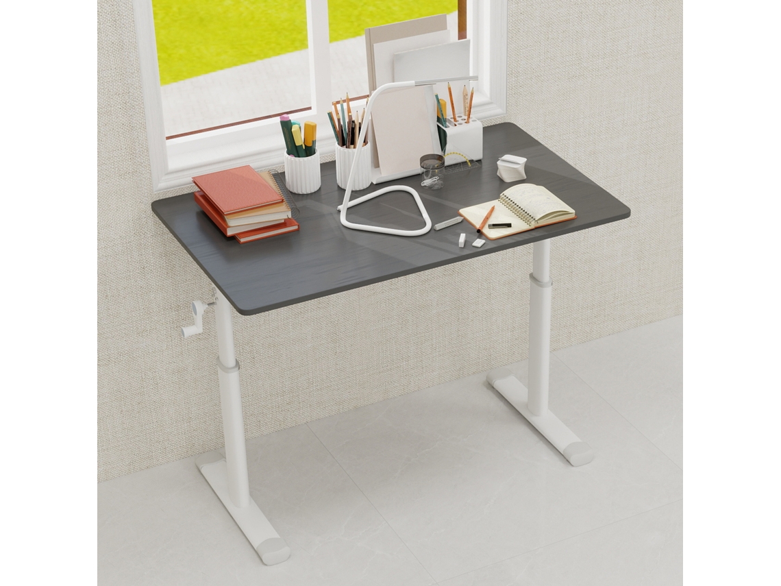 Escritorio Ajustable Para Niños Y Adultos - Altura Regulable, Multiusos - Gris