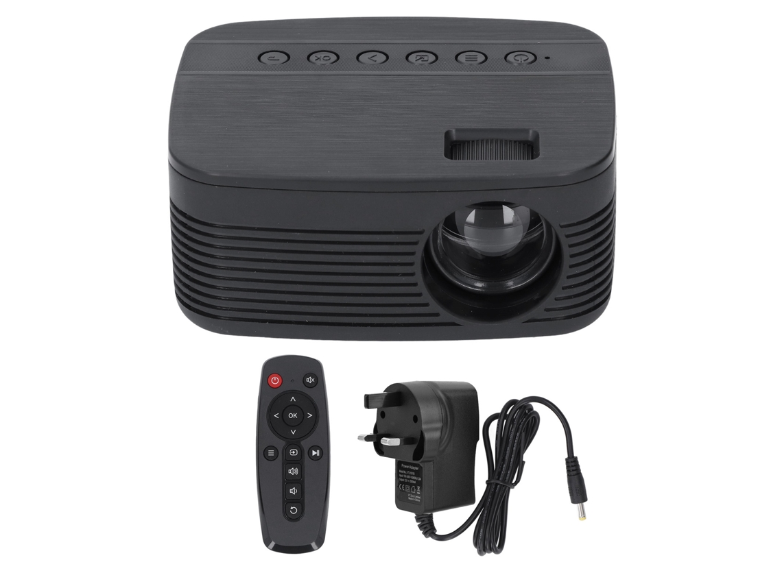 Proyector Portátil 1080p Con Duplicación Inalámbrica Para Sistemas De Cine En Casa Ios Y Android (enchufe Británico)