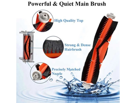 Para Xiaomi 1C 2C 1T Mop 2 Pro Stytj01Zhm Dreame F9 Aspiradora Robótica repuestos accesorios cepillo de rodillo principal