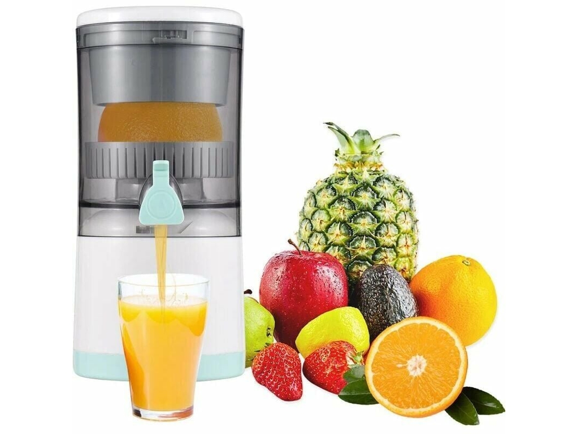 EIOORORRIY Espremedor Elétrico Para Citrinos, Mão Livre, Laranja, Limão, Maçã, Tomate, Uva, Usb, Removível E Lavável, Verde