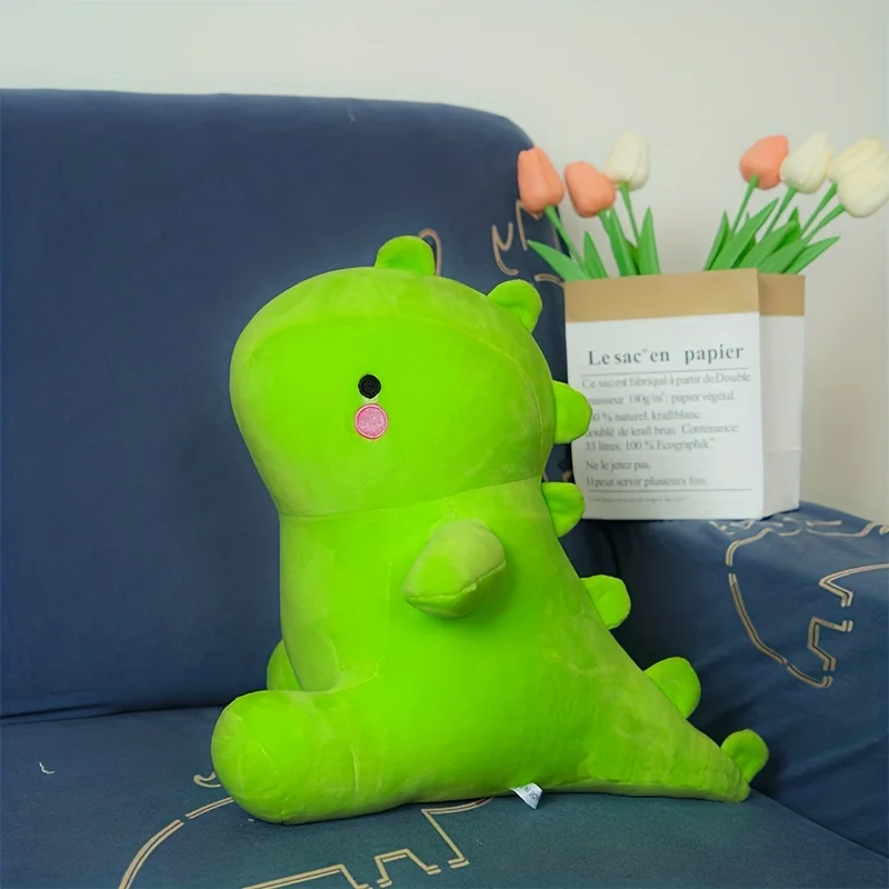 (verde Claro, 35 Cm) Dinossauro De Pelúcia, Boneco De Pelúcia De Dinossauro Macio E Fofo