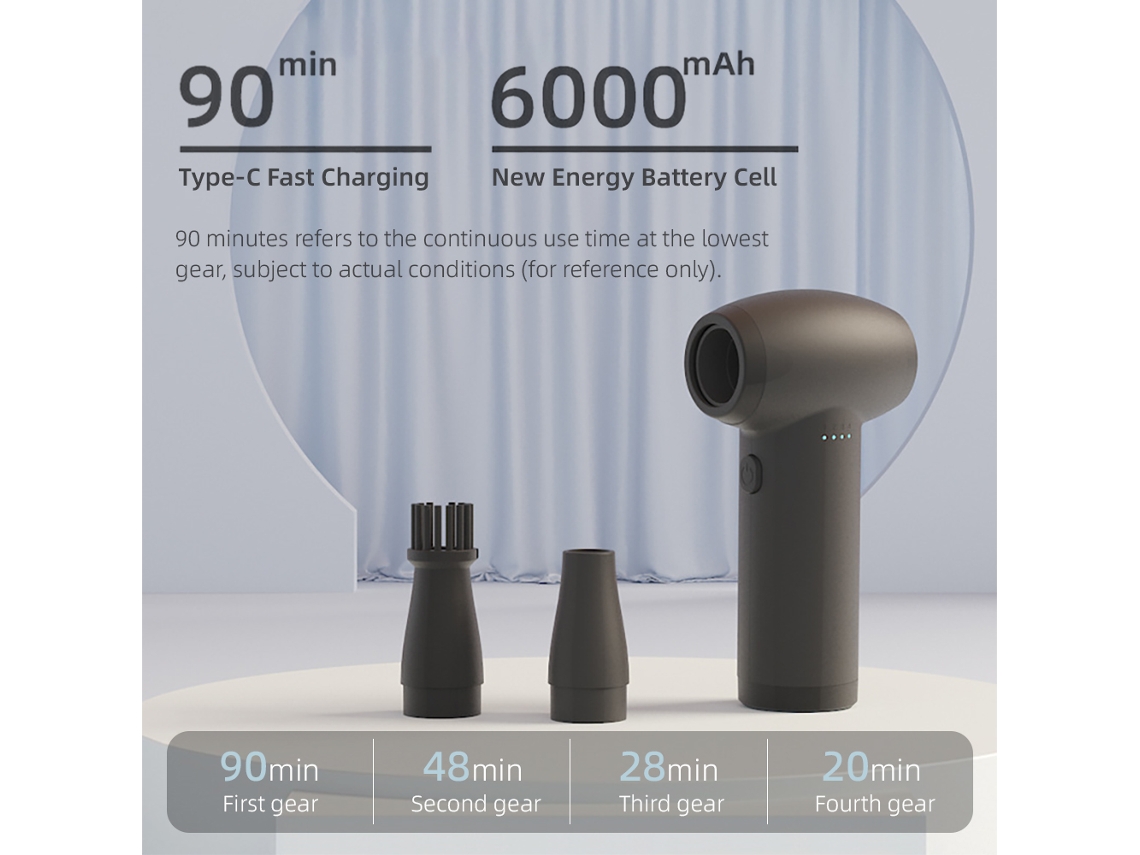 2026-aspirador De Aire Eléctrico Inalámbrico 80000rpm Soplete Para Teclado Ordenador Barbacoa Camping Colchón Aire