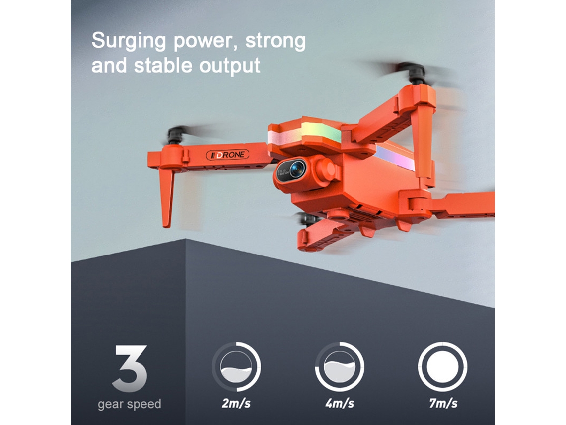XT8 Mini Drone (4K - Duración de la batería: 10 min - Naranja)