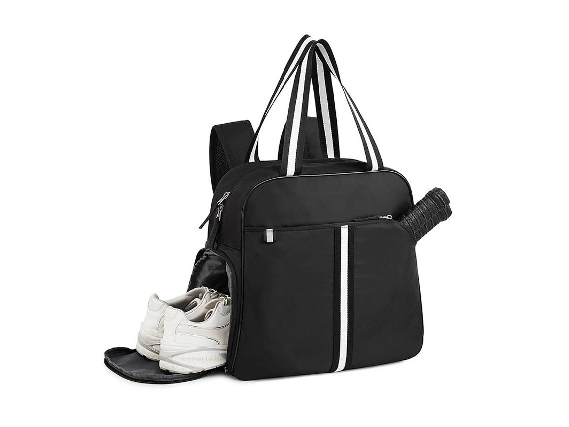 Bolsa Peakball con compartimento para zapatos, 30 litros, negra, Hexinyigjly