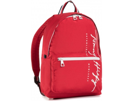 Mochila TOMMY HILFIGER AW0AW07956 Poliester Hombre (Rojo)