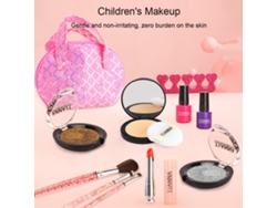 2026-kit De Maquillaje Para Niñas 12pcs Lavable Seguro Con Estuche Regalo De Cumpleaños Navidad