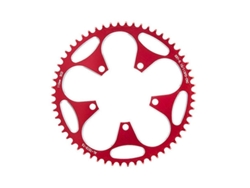 Placa De Cambio Para Bicicleta De Montaña, 5 Tornillos, 110bcd/130bcd, Montaje Directo, Roja, 58 Dientes.