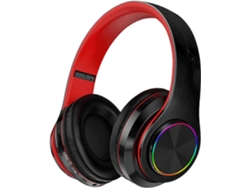 Auriculares Bluetooth GETEK B39 (Over Ear - Micrófono - Noise Cancelling - Rojo)