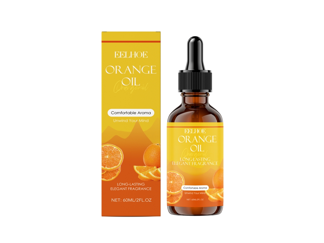 Aceite esencial aromático relajante de naranja