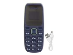 Teléfono 2g Desbloqueado Para Personas Mayores, Mini Gsm, Botones Grandes, Bluetooth, Reproductor De Música, Azul.