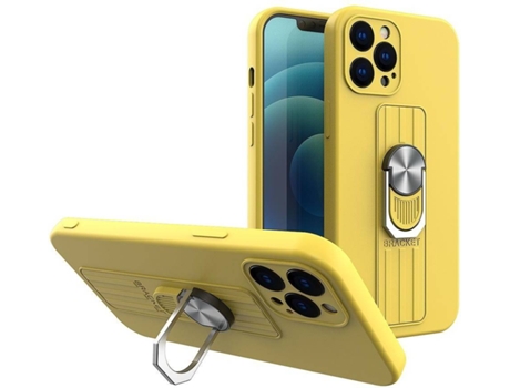 Funda Apple iPhone 12 Mini LMOBILE Lisa (Amarillo)