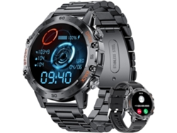 Reloj inteligente militar para hombre, con Bluetooth, compatible con llamadas de voz, Android e iOS, Lalamoli