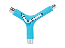 Herramienta De Skateboard Profesional Llave De Acero Aleado Tipo Y Multiusos Cinco Funciones Azul Cielo