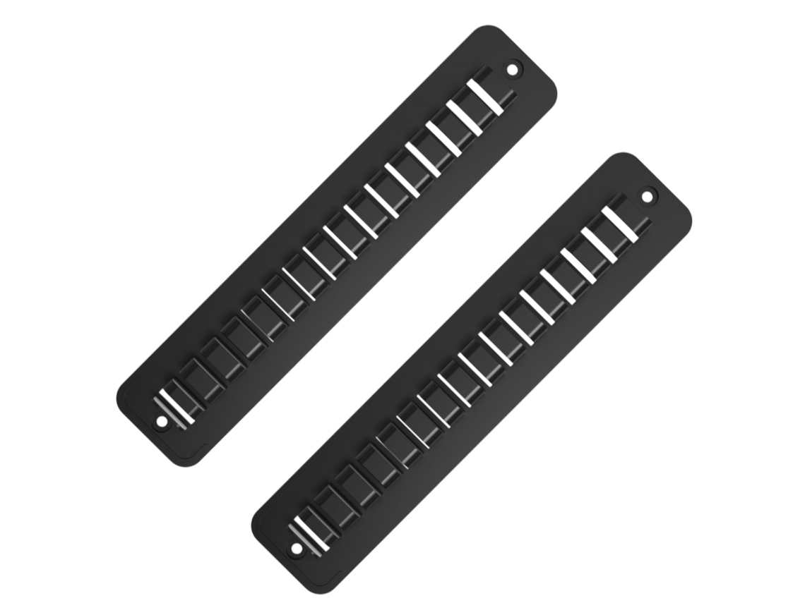 VVJIJILLY Organizador De Chapéus De Beisebol, 2 Peças, Rack Para Chapéus, Suporte Adesivo.