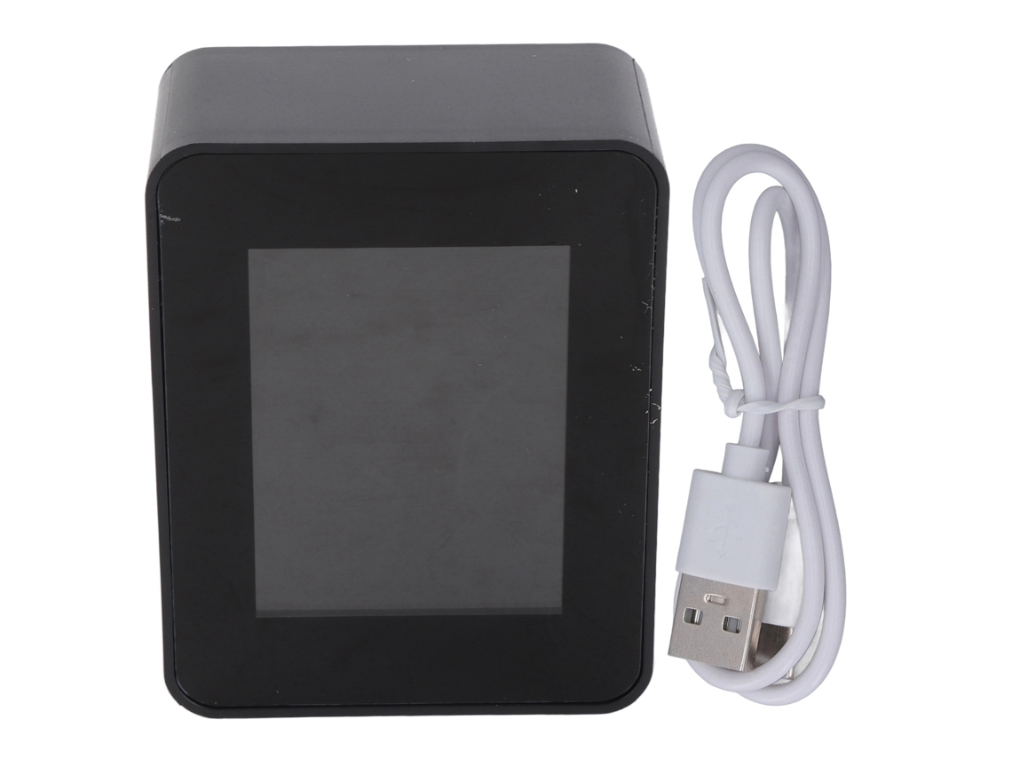 Detector De Dióxido De Carbono (co2), Cov Y Hcho Con Pantalla Lcd, Medidor De Temperatura Y Humedad, Monitor De Calidad Del Aire.