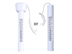 Termômetro Flutuante Branco Para Piscina Com Cordão.