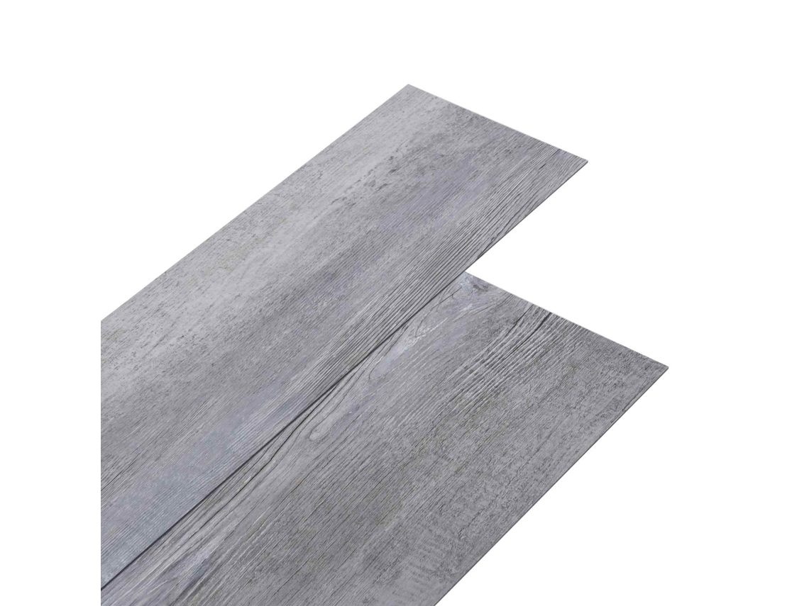 Maison Exclusive - Tableros De Suelo 2,51 M² 18 Pcs Pvc Madera Gris Mate