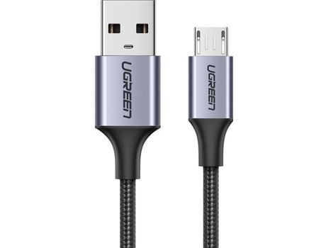 Cable UGREEN 60148 (USB - 2 m - Gris)