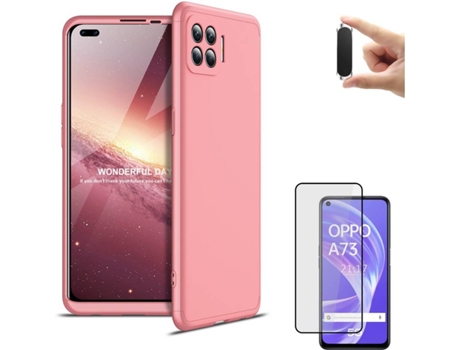 Funda, Protector y Soporte Oppo A73 5G PHONESHIELD Flexguard Rosa