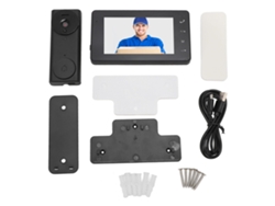 Sistema de videoportero Wi-Fi con timbre visual y cámara de videoportero Wi-Fi
