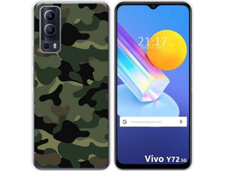 Carcasa Vivo Y52 5G TUMUNDOSMARTPHONE Camuflaje Multicolor