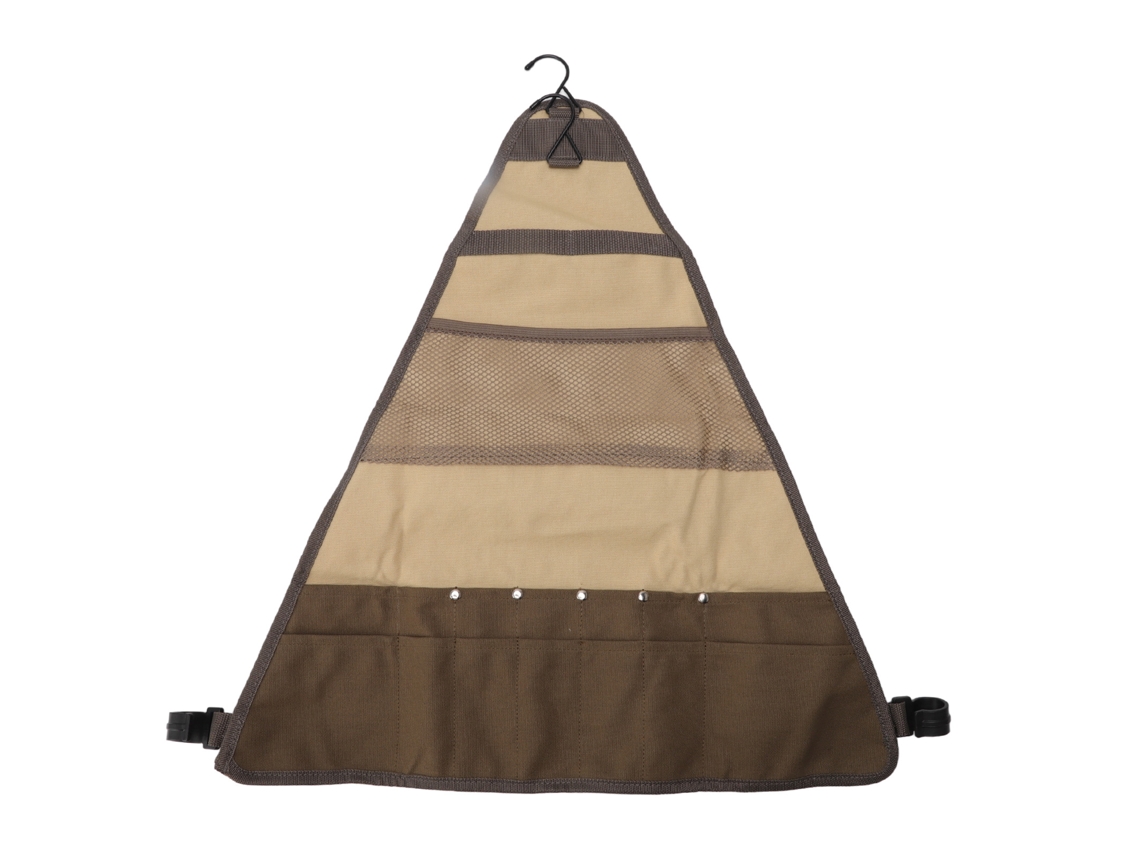Bolsa de cuero portátil para cubiertos de picnic