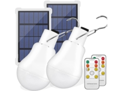 Bombillas Solares Portátiles Con Temporizador Remoto, Ideales Para Cobertizos, Senderismo Y Acampada.