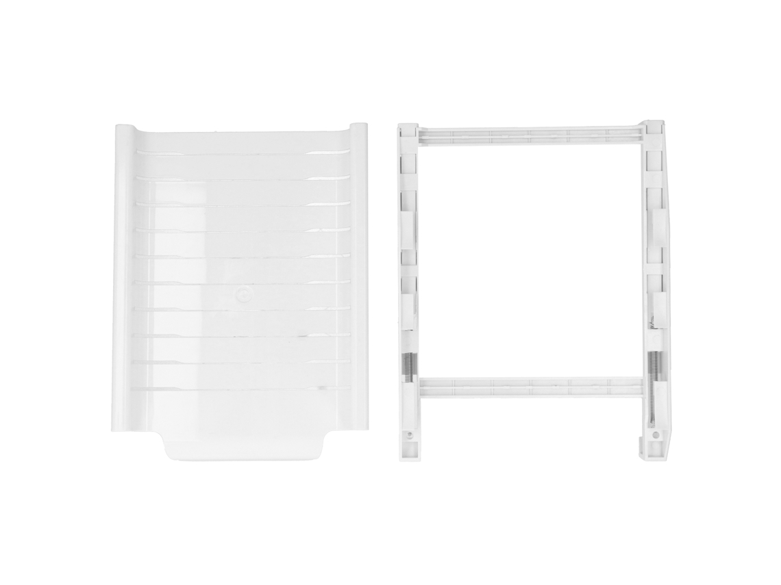 Estante De Almacenamiento Para Refrigerador, Cajón Extraíble, Organizador De Alimentos, Blanco