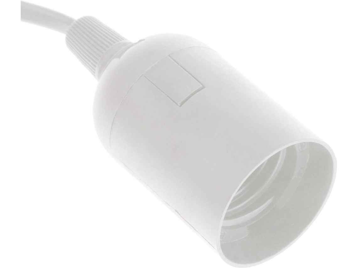 Portalámparas para Bombillas Led PRISMICA E27 Blanco