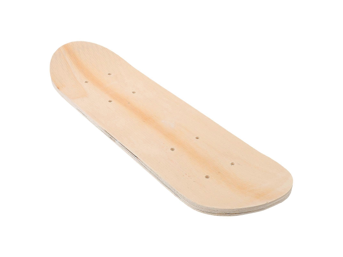 Omni-tabla De Skateboard En Blanco Sin Terminar Para Diy Y Grafiti Madera Resistente Con Agujeros Preperforados 43,00x13,00x1,00cm Como Se Muestra