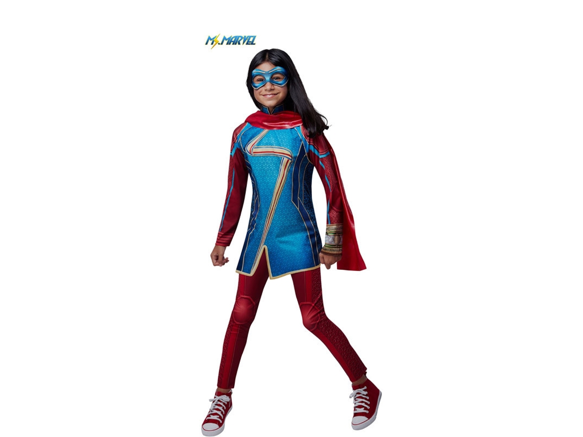 Disfraz de Niña RUBIE'S Clásico De Miss Marvel  (9 - 10 años)