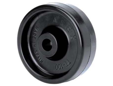 Rueda ttb100-15-41 resina negra eje bolas ALEX