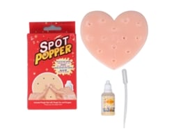 Juguete para exprimir granos con forma de corazón para aliviar el estrés y el TDAH/TPE, con recambio y pipeta.