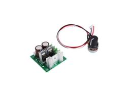 Controlador de velocidad ajustable para motor de CC 12V/40V 400W 10A, PWM con interruptor y fusible | Sin marca