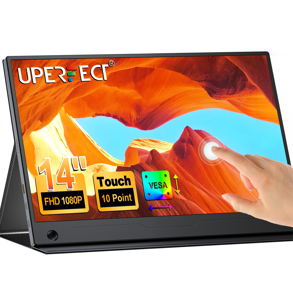 Monitor Portátil Uperfect Pantalla Táctil (14 Fhd 1080p 60 Hz)