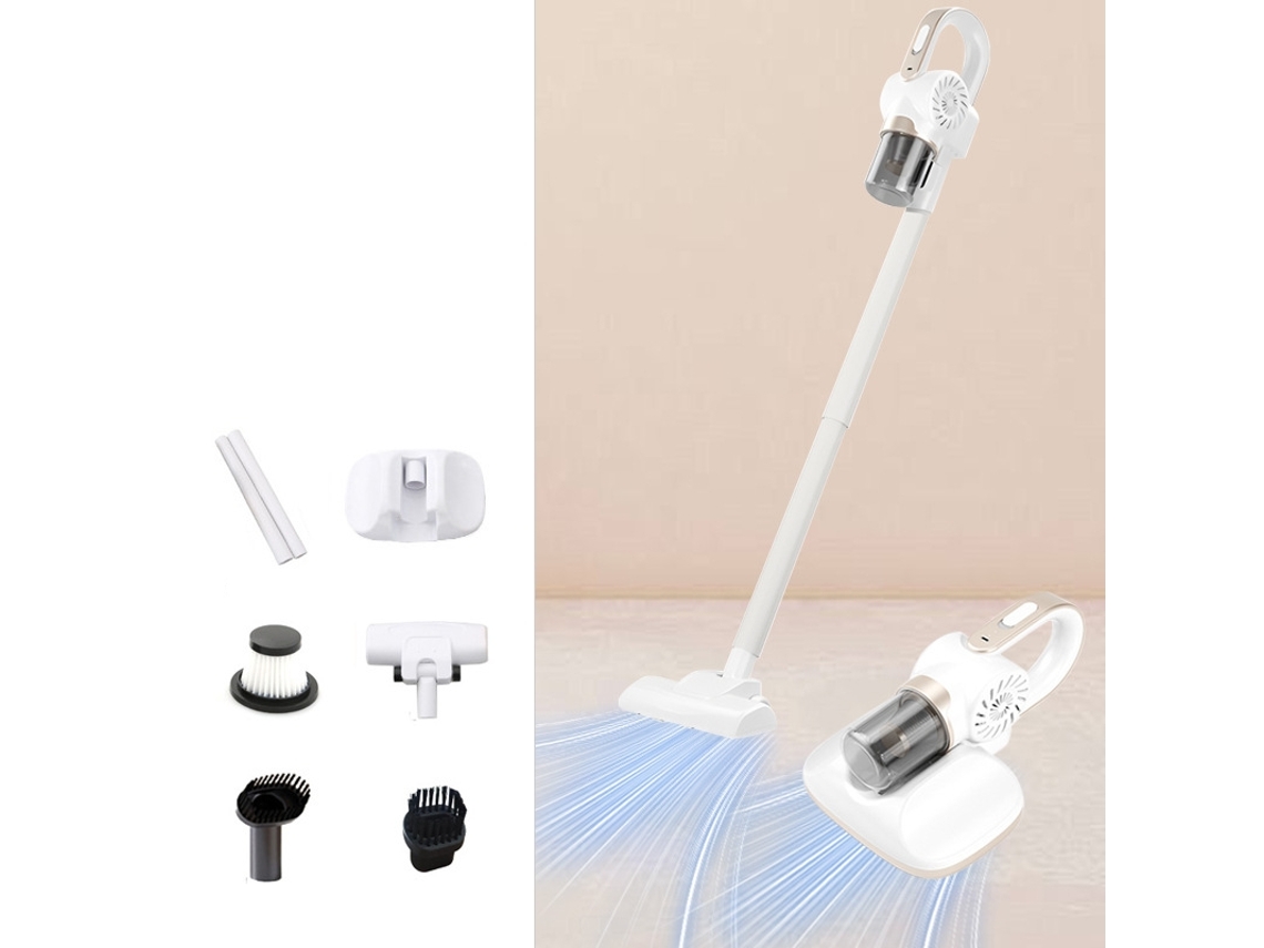 Vylara Aspirador Portátil Multiusos 4 En 1 Con Luz Ultravioleta Para Eliminar Ácaros (blanco)