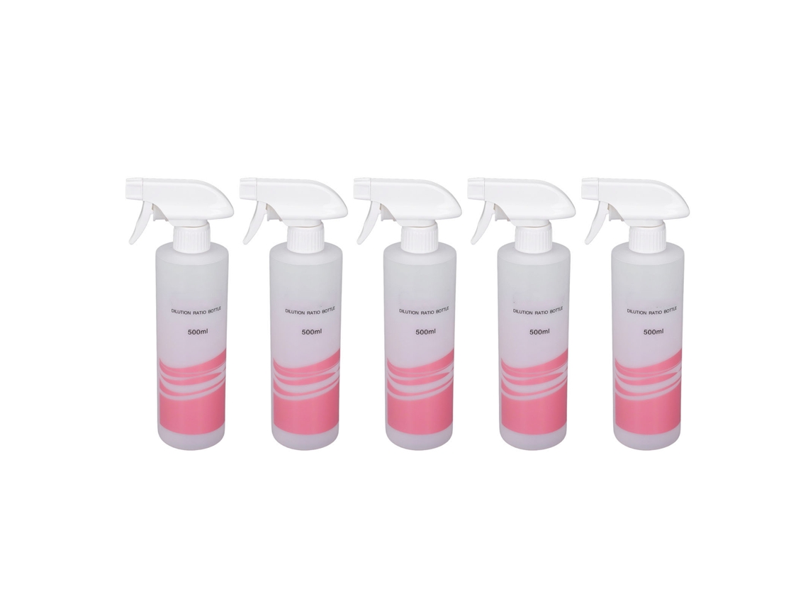4 Botellas Pulverizadoras Ajustables De 500 Ml, Recargables, De Plástico Para Limpieza De Jardines.
