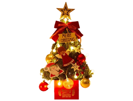Adorno de Navidad ZMDECQNA Escritorio Árbol Mostrador