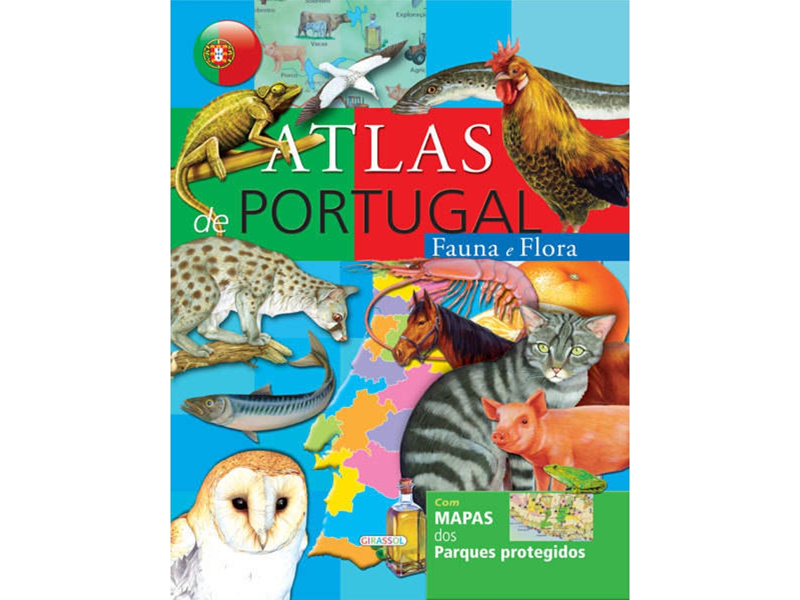 Libro Atlas De Portugal Fauna E Flora (Portugués)