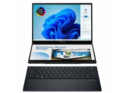 Portátil 2 en 1 Asus Zenbook Duo Oled Ux8406ca Pz152w (gris, SSD de 1 TB, conector UE de 14 pulgadas, QWERTY español, 32 GB de RAM, Intel Core Ultra 9)