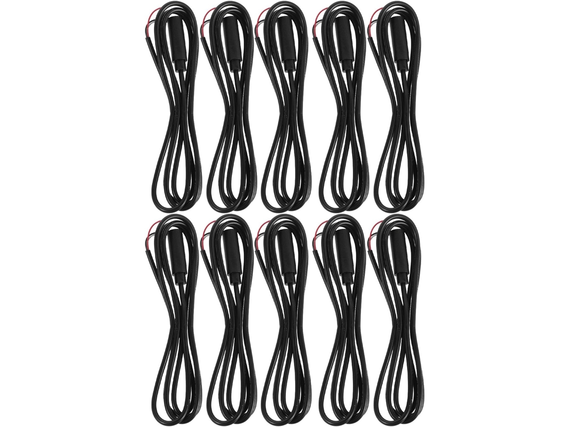 Lote De 10 Conectores Hembra De Audio De 3,5 Mm (1/8") Con Conector De Cable De Extremo Abierto.