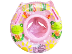 Pelota de natación hinchable para bebés con asiento, 50 cm