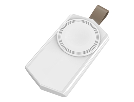 Cargador inalámbrico magnético portátil con puerto USB para Apple Watch Series (blanco)
