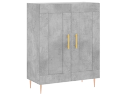 Maison Exclusive - Aparador De Madera De Ingeniería Gris Hormigón 69,5x34x90 Cm